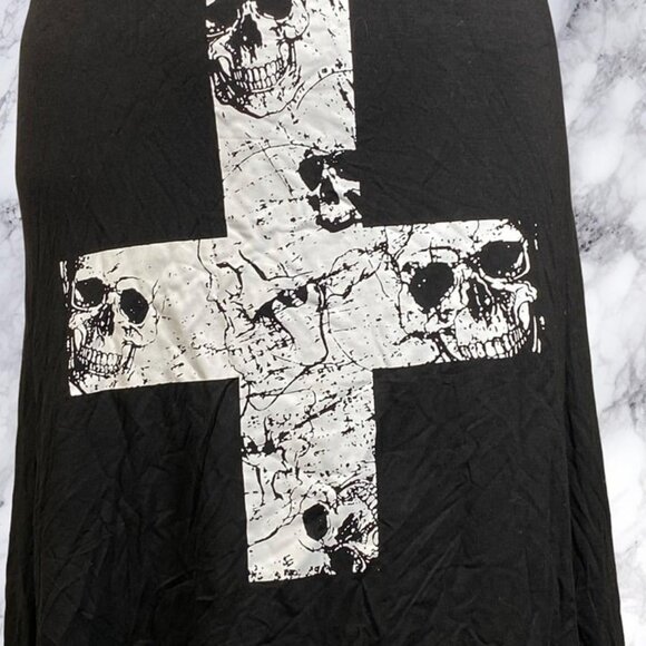 JAWBREAKER Skull Cross Witchy Dress With Back Ties - Picture 9 of 11